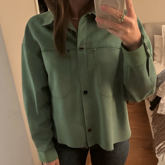 Green zara shacket - Picture 1 of 1